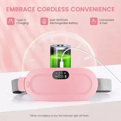 Digital Period Pad Heating And Vibrating For Healing Period Cramps